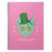 Spiral-Foto-Notebook-Coole Katze Notizblock (Vorderseite)