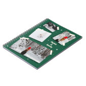 Spiral Foto Notebook-Fotos mit Tieren und mit Notizblock (Linke Seite)