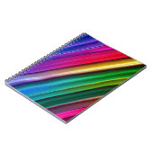 Spiral-Foto-Notebook hell und kühn Notizblock (Linke Seite)