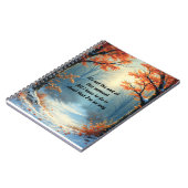 Spiral Foto Notebook im Herbst Notizblock (Linke Seite)