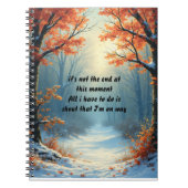 Spiral Foto Notebook im Herbst Notizblock (Vorderseite)