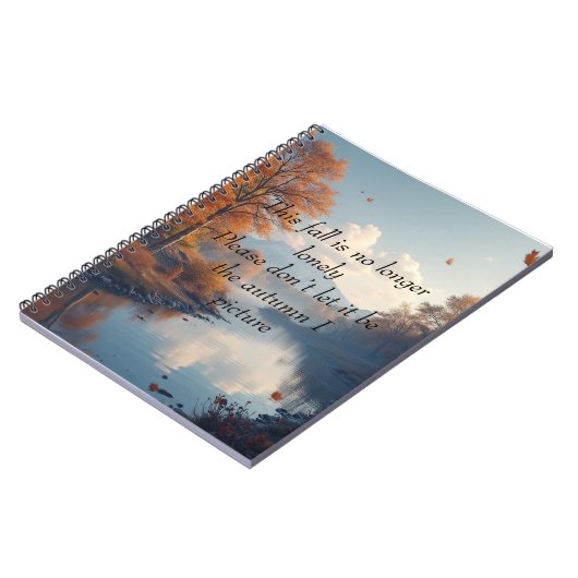 Spiral Foto Notebook im Herbst Notizblock (Linke Seite)