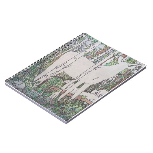 Spiral-Foto-Notebook in der Wildnis Notizblock (Linke Seite)