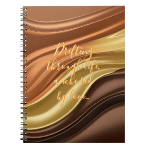 Spiral-Foto-Notebook in stylischer Grafik Notizblock