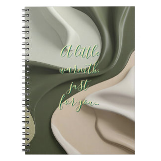 Spiral-Foto-Notebook in stylischer Grafik Notizblock