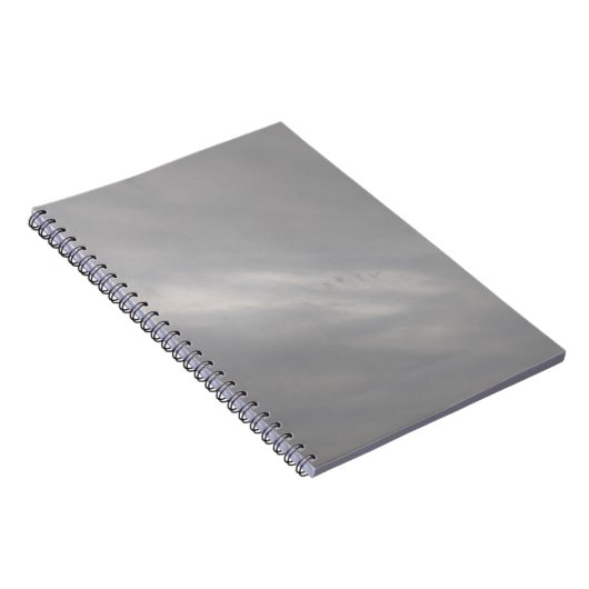 Spiral Foto Notebook, Liebe für Gray Sky Notebook Notizblock (Rechte Seite)