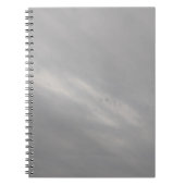 Spiral Foto Notebook, Liebe für Gray Sky Notebook Notizblock (Vorderseite)