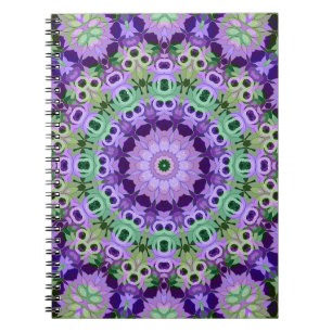 Spiral Foto Notebook Mandala rundes Muster kaleid Notizblock