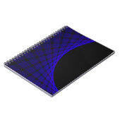 Spiral-Foto-Notebook mit geometrischem Raum Notizblock (Linke Seite)