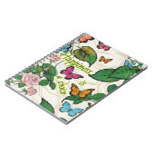 Spiral-Foto-Notebook mit Schmetterlingen Notizblock (Linke Seite)