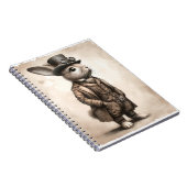 Spiral Foto Notebook mit Steampunk Rabbit Notizblock (Rechte Seite)