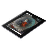 Spiral Foto Notebook Music Cello Notizblock (Linke Seite)