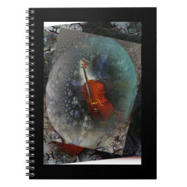 Spiral Foto Notebook Music Cello Notizblock