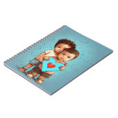 Spiral Foto Notebook - Niedlicher Baby Brother Notizblock (Linke Seite)