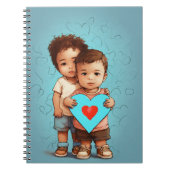 Spiral Foto Notebook - Niedlicher Baby Brother Notizblock (Vorderseite)