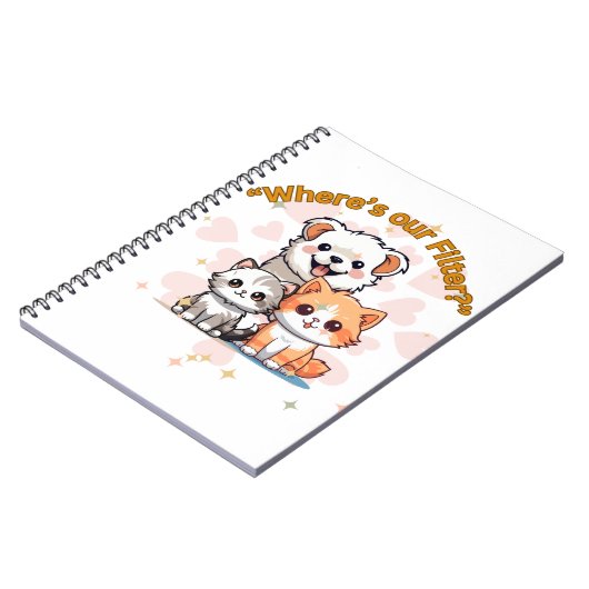 Spiral-Foto-Notebook Notizblock (Linke Seite)