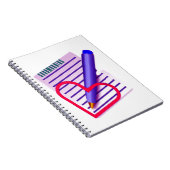 Spiral-Foto-Notebook Notizblock (Rechte Seite)