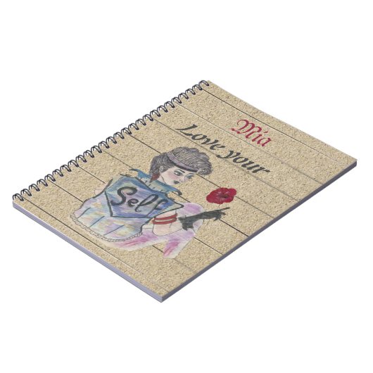 Spiral-Foto-Notebook Notizblock (Linke Seite)