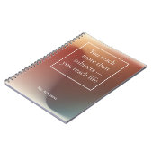 Spiral-Foto-Notebook Notizblock (Linke Seite)