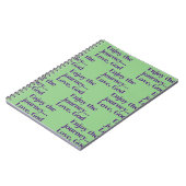 Spiral Foto Notebook Notizblock (Linke Seite)