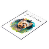 Spiral-Foto-Notebook Notizblock (Linke Seite)