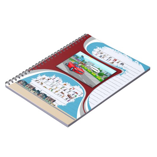 Spiral-Foto-Notebook Notizblock (Linke Seite)