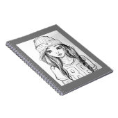 Spiral-Foto-Notebook Notizblock (Rechte Seite)