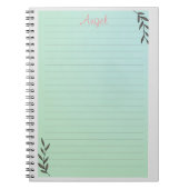 Spiral-Foto-Notebook Notizblock (Vorderseite)