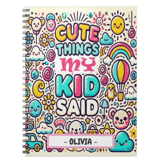 Spiral-Foto-Notebook Notizblock (Vorderseite)