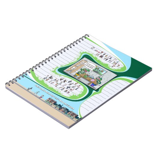 Spiral-Foto-Notebook Notizblock (Linke Seite)