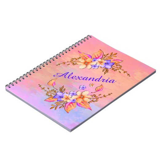 Spiral-Foto-Notebook Notizblock (Linke Seite)