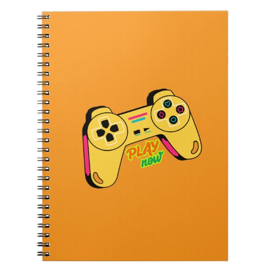 Spiral Foto Notebook PLAY JETZT Notizblock (Vorderseite)