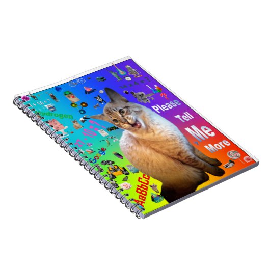 Spiral Foto Notebook Ragdoll Cat Notizblock (Rechte Seite)