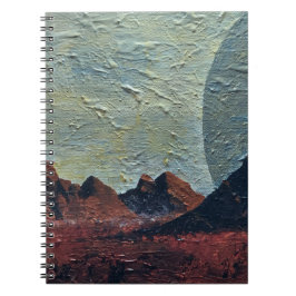 Spiral Foto Notebook Red Planet Design Notizblock