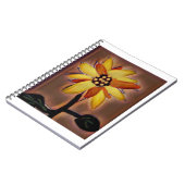 Spiral Foto Notebook Sonnenblume Notizblock (Linke Seite)