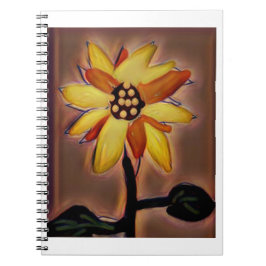 Spiral Foto Notebook Sonnenblume Notizblock
