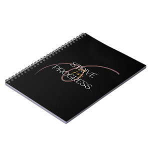 Spiral Foto Notebook Streben nach Fortschritt Notizblock