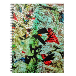 Spiral Foto Notebook weich abstrakt gerecycelt Notizblock