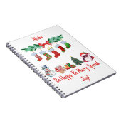 Spiral-Foto Notebook-Weihnachtsgeschenk Notizblock (Rechte Seite)