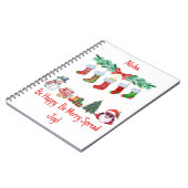 Spiral-Foto Notebook-Weihnachtsgeschenk Notizblock (Linke Seite)