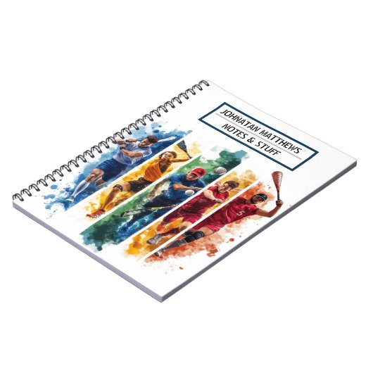 Spiral-Foto-Notebook zum Thema Inspiration Notizblock (Linke Seite)