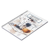 Spiral Foto Notebook zum Thema Wissenschaft und Ch Notizblock (Linke Seite)