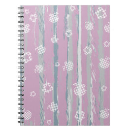 Spiral-Foto-Notizbuch – Gingham Orchard Notizblock