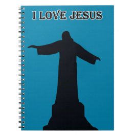 Spiral-Foto-Notizbuch ich liebe Jesus Notizblock