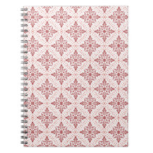 Spiral-Foto-Notizbuch mit rotem und rosa Design