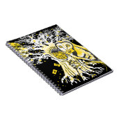 Spiral-Foto-Notizbuch – Urban Tree Owl & Wealth Notizblock (Rechte Seite)