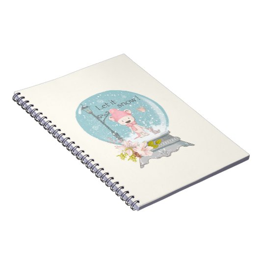 Spiral Fotonotizbuch - Let it snow Notizblock