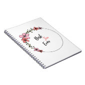 Spiral Fotonotizbuch Notizblock (Rechte Seite)