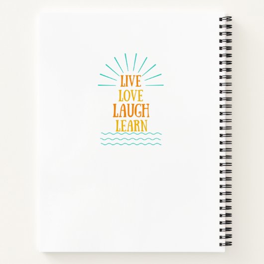 Spiral Fotonotizbuch Notizblock (Rückseite)