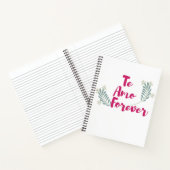 Spiral Fotonotizbuch Notizblock (Innenseite)